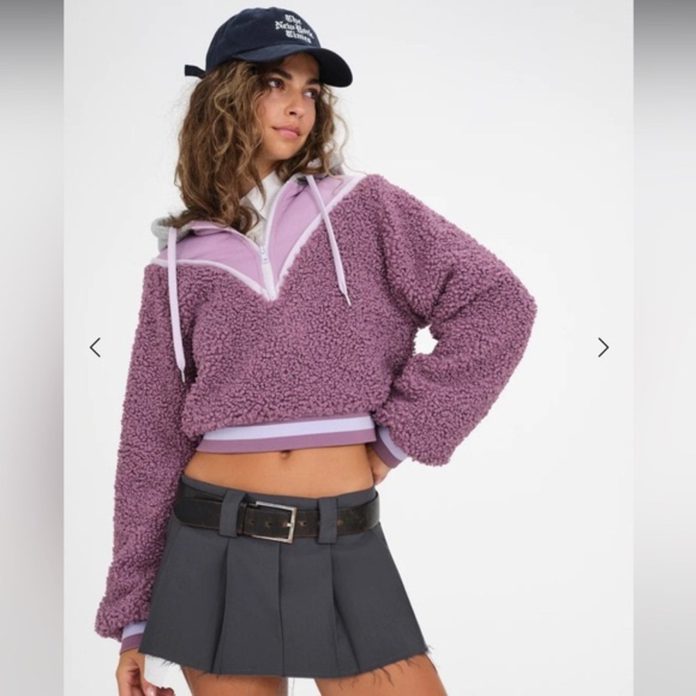 For Love And‎ Lemons Purple Cozy Sweatshirt